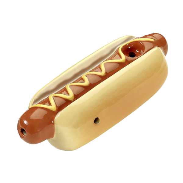 Ceramic Special Dry Hand Pipe / Hot Dog